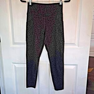Women's Lululemon Green/Black Balance Leggings Medium